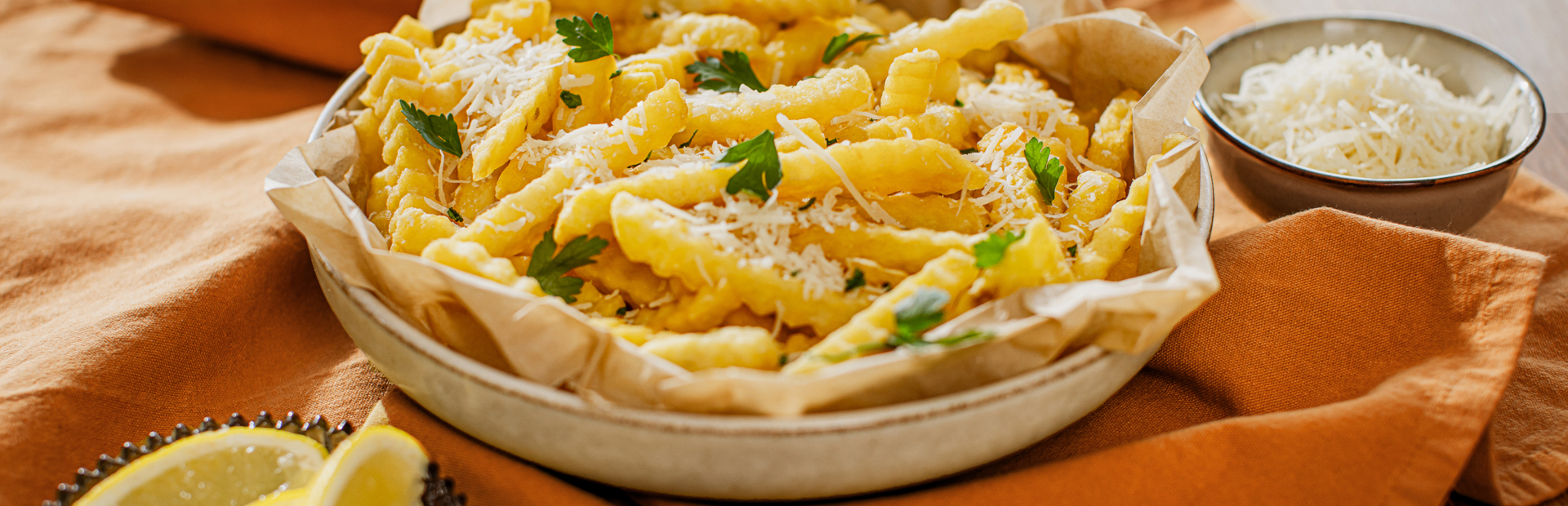 Crinkle Deluxe s parmezánom